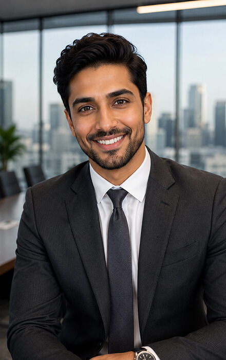 Sharp Finance Executive generated with PictureAI