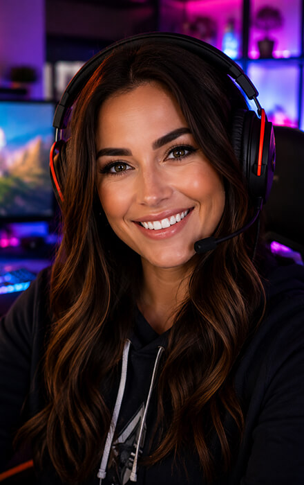 Gamer Streamer generated with PictureAI