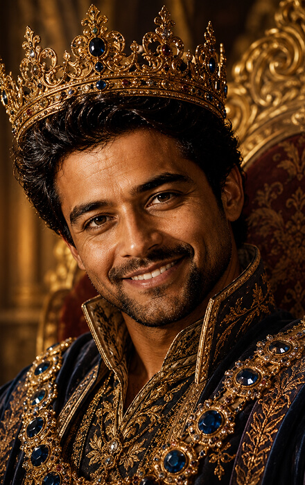 Royal Monarch generated with PictureAI