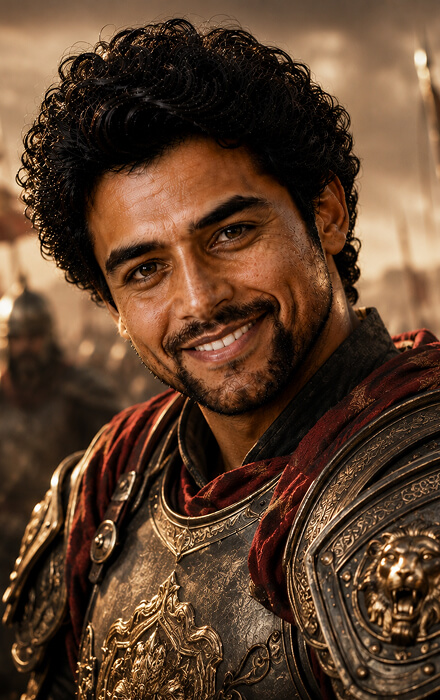 Warrior Queen generated with PictureAI