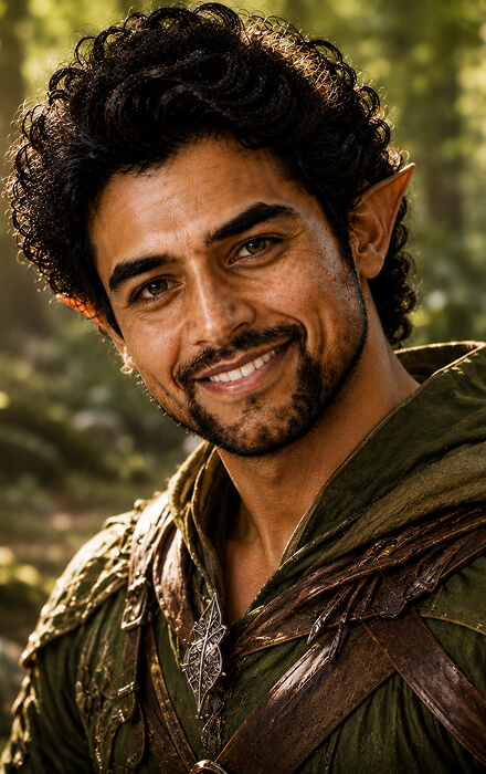 Elf Ranger generated with PictureAI